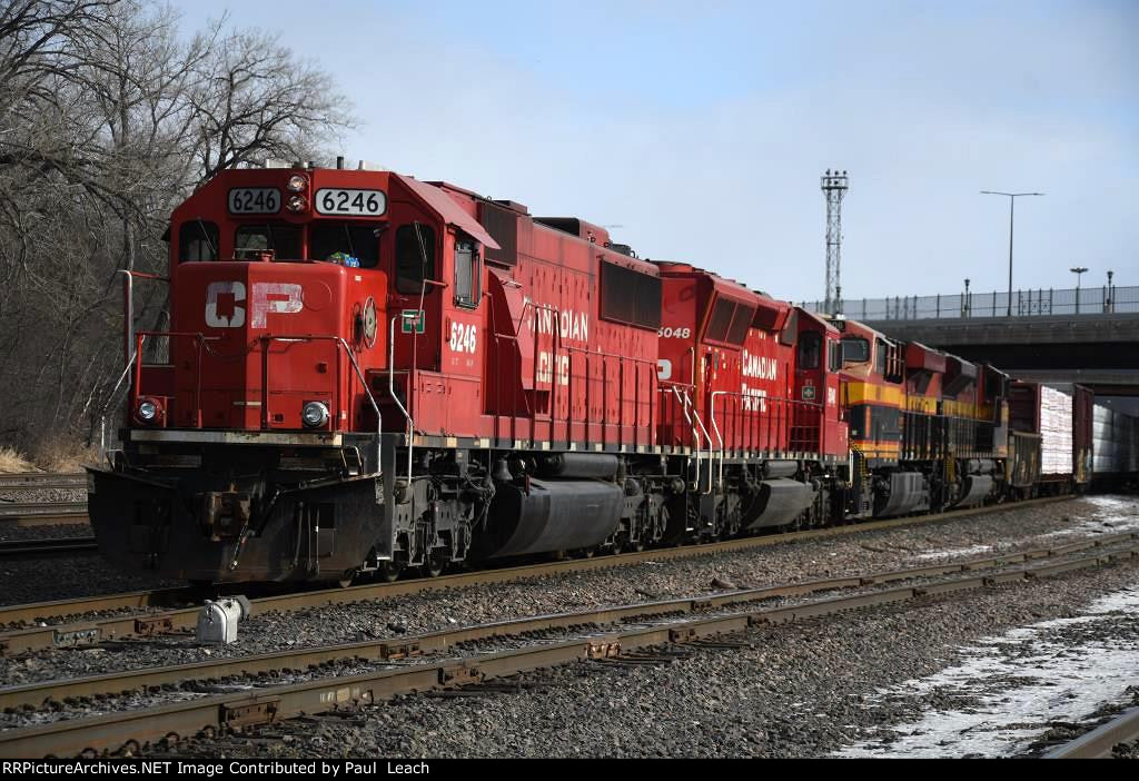 Westbound transfer comes out of the yard